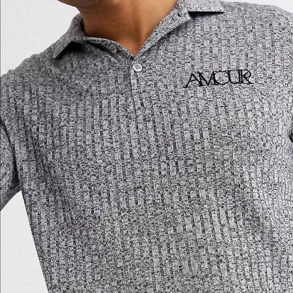 ASOS design long sleeve polo shirt